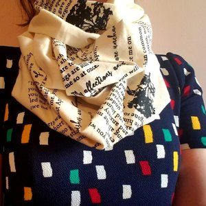 Jane Austen/Pride & Prejudice infinity scarf